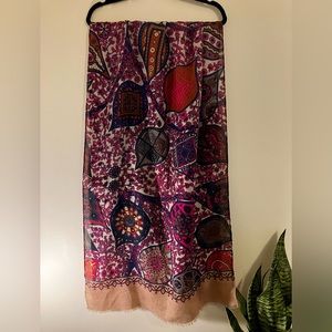 Chicos Raw Edge Scarf